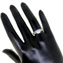 1 Carat Forever Brilliant Moissanite Engagement / Wedding Set, With .50 Carat Diamonds, Anniversary Ring Set - FBJRBS901