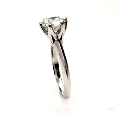 Moissanite Engagement Ring, 2 Carat Brilliant Cut Forever One Moissanite Anniversary Ring - FOAD26304L