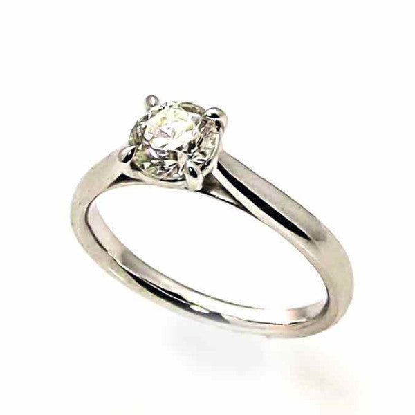 14k Gold, 1 Carat Forever One Moissanite Engagement Ring - UF1ENS2051