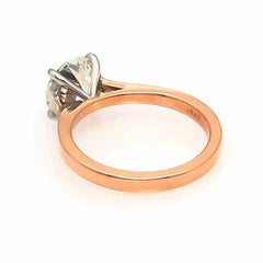 14k Gold, 2 Carat Forever One Moissanite Engagement Ring - FOJAZ2016