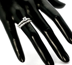 Semi Mount Engagement Ring, Unique Solitaire for 6.5 mm (1 Carat) Center Stone & .16 Carat Diamonds, Anniversary Ring - Y11690SE
