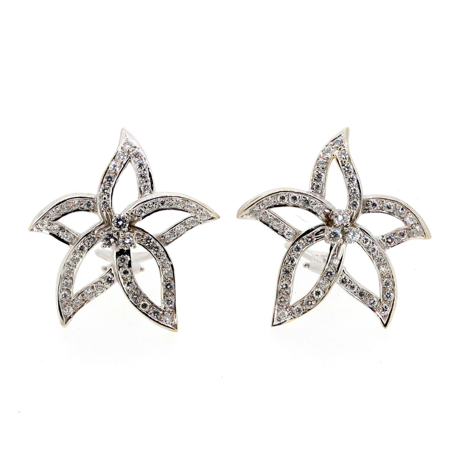 Star Like Diamond Earrings