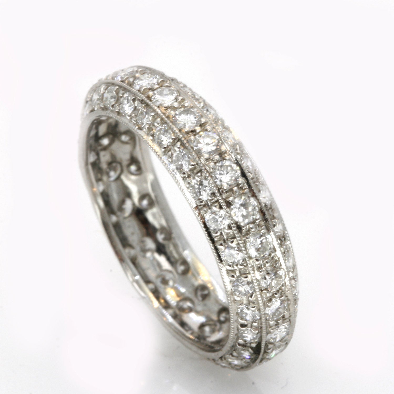 Diamond Wedding Band, Eternity Ring