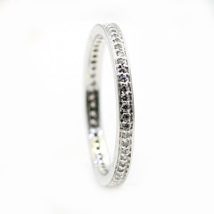 Semi Mount Engagement & Wedding Ring Set, With .30 Carat Diamonds, Anniversary Ring Set, For 1.0 Carat Round Stone - 69781