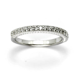 Diamond Wedding Band,14k Rose Gold, White Gold,Yellow Gold, Platinum, .23 Carats Diamonds Matching Engagement Ring - Y11663BA